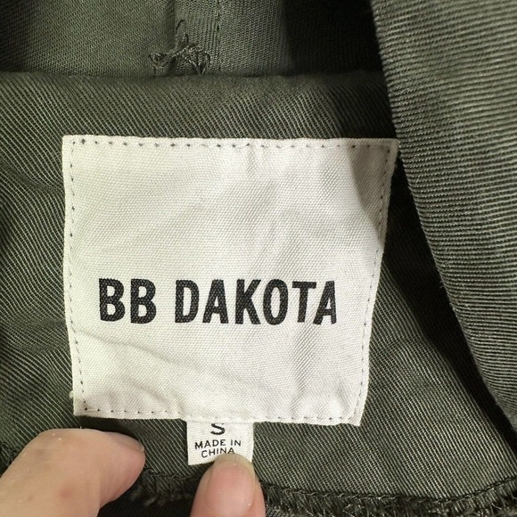 Anthropology BB Dakota Jacket Women Sz S Quilted Sleeves Oversized Asymmetrical - Picture 2 of 16